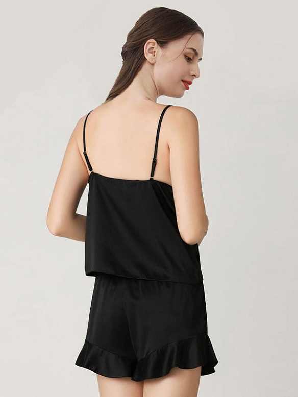 Erschwingliche 100% Seide Camisole Nachtwäsche für Frauen A025