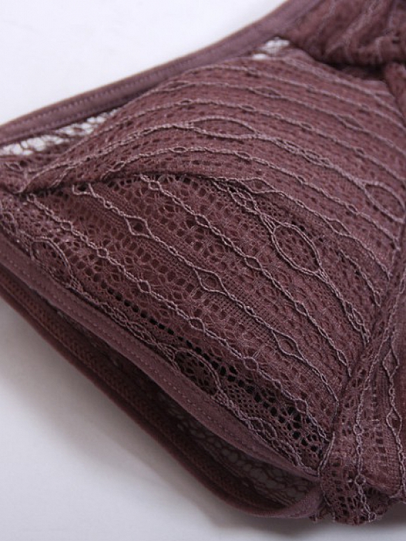 Bequemes BH-Slip Set aus Seide M001