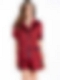 Kurzes Damen Pyjama-Set aus Seide Kurze Nachtwäsche aus Seide A011