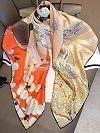Schickes Quadratisches Gemustertes Halstuch aus Seide für Damen O001