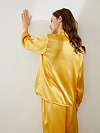 Damen 19 Momme Luxus Seide Schlafanzug Pyjama aus Seide A014