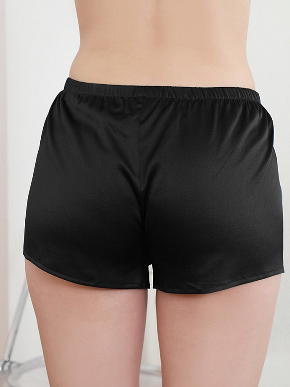 Damen Maulbeerseide Shortie-Slip mit mittlerer Taille K002