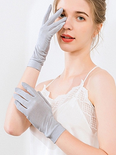 Damen Seide Sonnenschutzhandschuhe S001