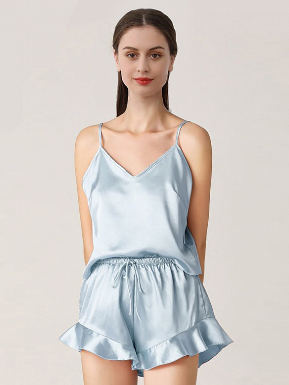 Erschwingliche 100% Seide Camisole Nachtwäsche für Frauen A025