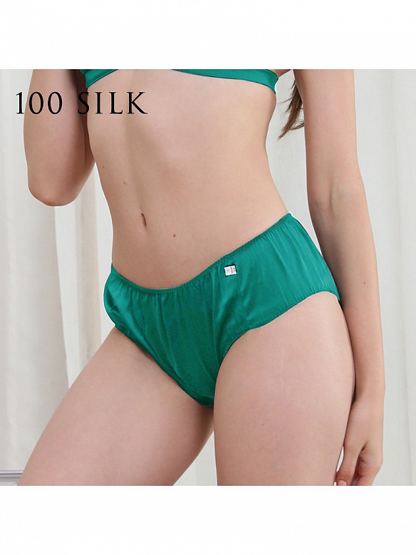 19 Momme Klassischer Seidenslip mit mittlerer Taille für Damen K001