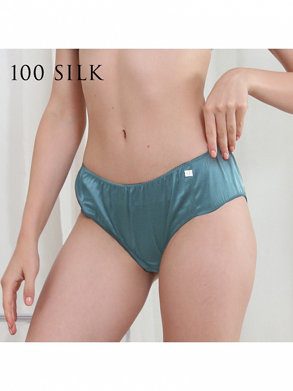 19 Momme Klassischer Seidenslip mit mittlerer Taille für Damen K001