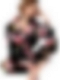 19 Momme Langes Geblümtes Pyjama-Set aus Seide für Damen Luxus Nachtwäsche aus Seide A010