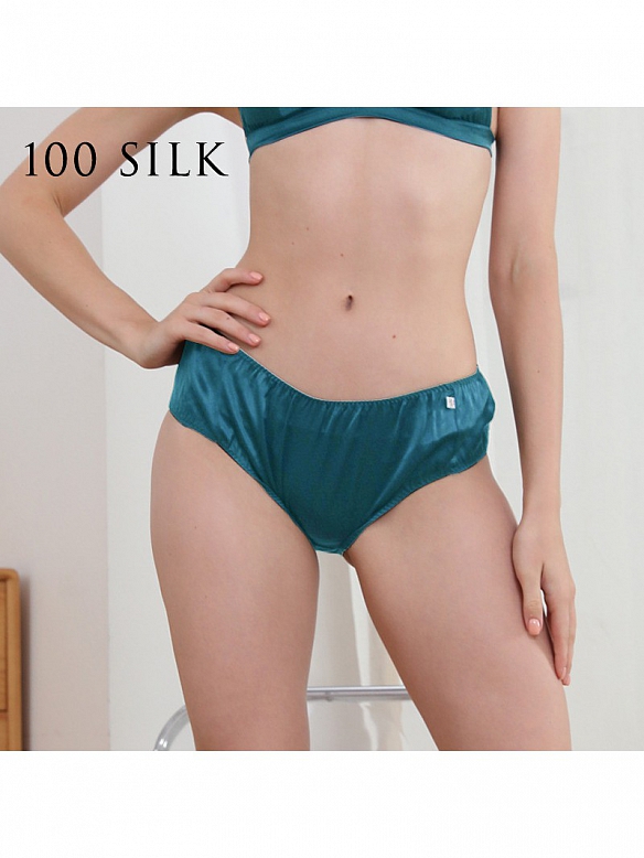 19 Momme Klassischer Seidenslip mit mittlerer Taille für Damen K001