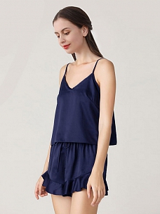 Erschwingliche 100% Seide Camisole Nachtwäsche für Frauen A025