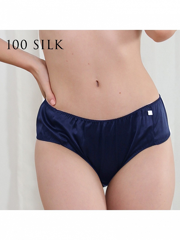 19 Momme Klassischer Seidenslip mit mittlerer Taille für Damen K001